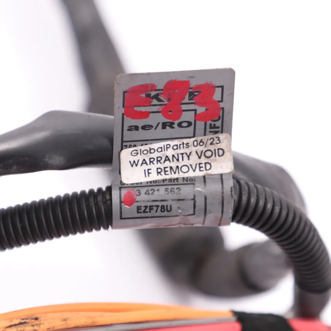 N46 Mazo de cables del motor Caja de cambios manual para BMW X3 E83 2.0i con número de pieza 3421562 BMW X3 E83 2.0i N46 Mazo de cables del motor Caja de cambios manual - SKU 3421562 - Número de pieza 3421562