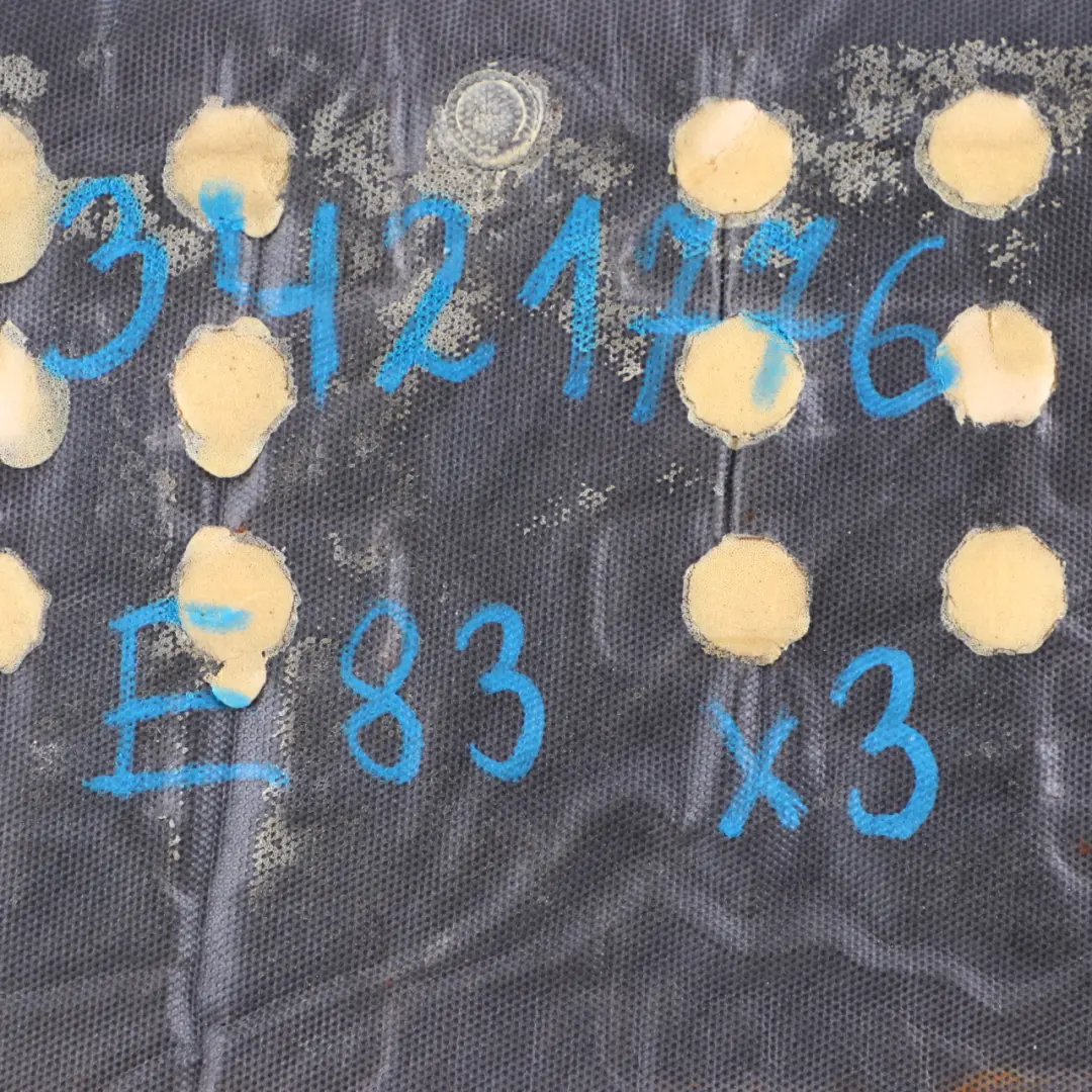 Heated Front Left Right Seat Cover Lining Trim Cloth Anthracite to BMW X3 E83 LCI with Part number 3421776 BMW X3 E83 LCI Heated Front Left Right Seat Cover Lining Trim Cloth Anthracite - SKU 3421776 - Part number 3421776