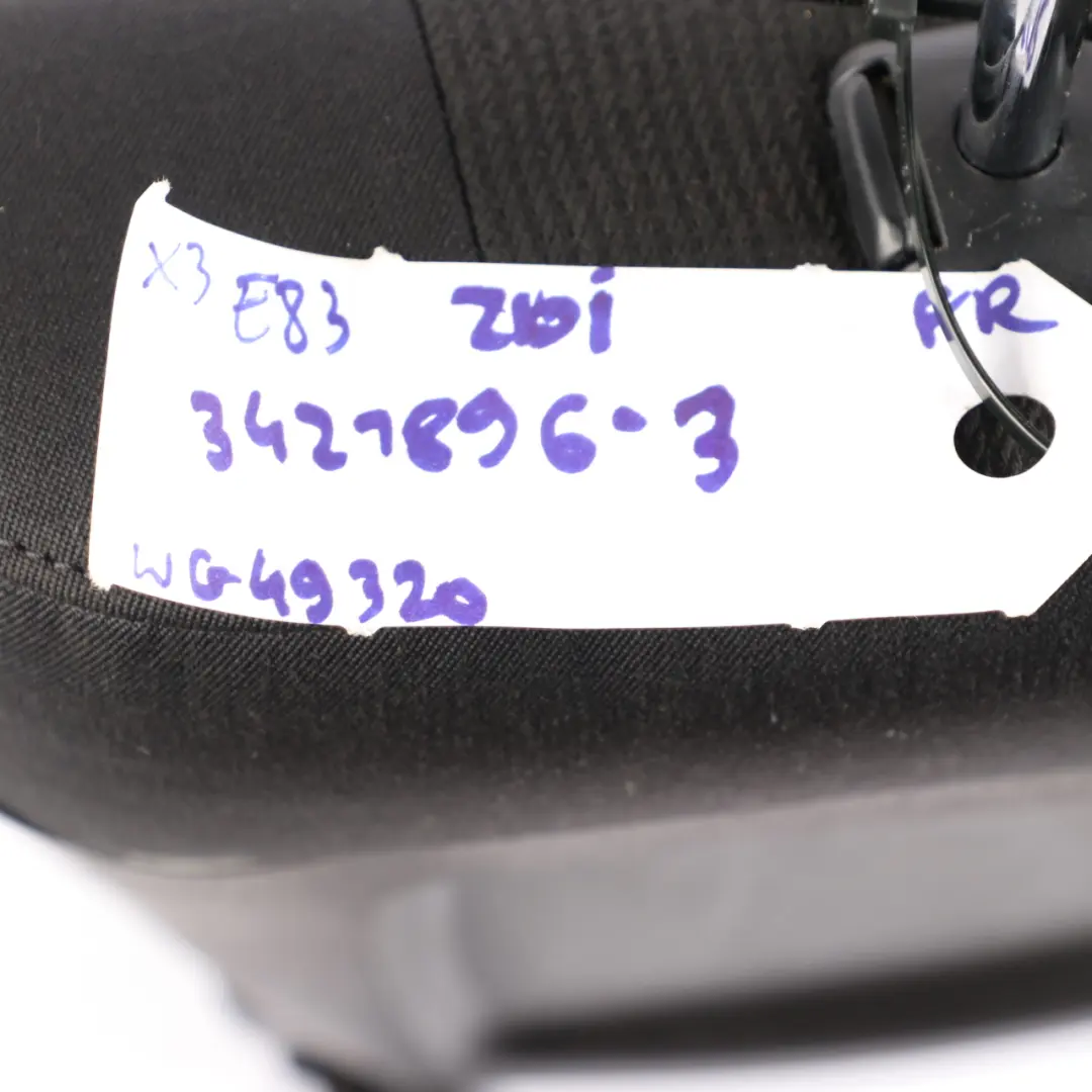 Front Seat Right O/S Cloth Fabric Twill Backrest Cover Anthracite to BMW X3 E83 with Part number 3421896 BMW X3 E83 Front Seat Right O/S Cloth Fabric Twill Backrest Cover Anthracite - SKU 3421896-3 - Part number 3421896