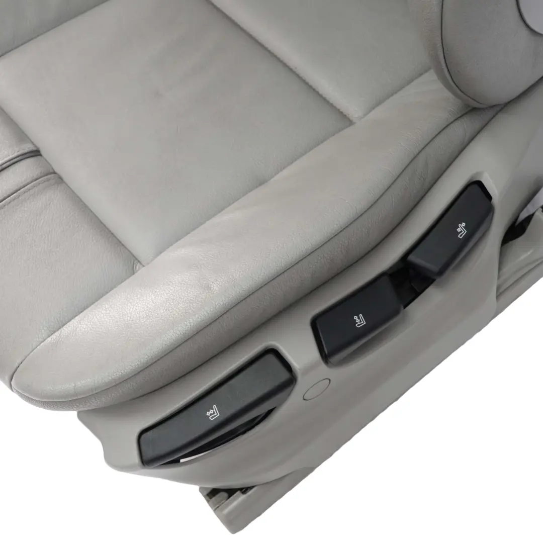 BMW X3 Reihe E83 LCI Sitz Vorne Links Interieur Leder Nevada Grau Grey - SKU 3421901-2 - Teilenummer 3421901