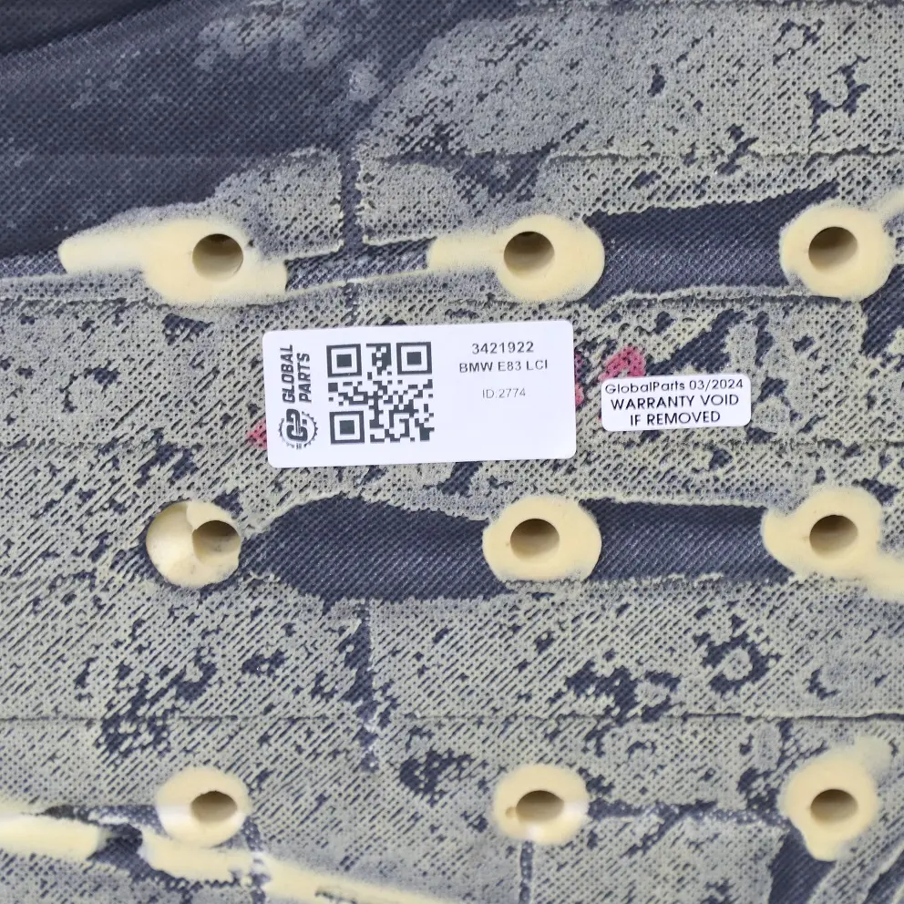 BMW X3 E83 Oparcie Fotela Prawy Lewy Przód Sensatec Czarny - SKU 3421922 - Numer Części 3421922