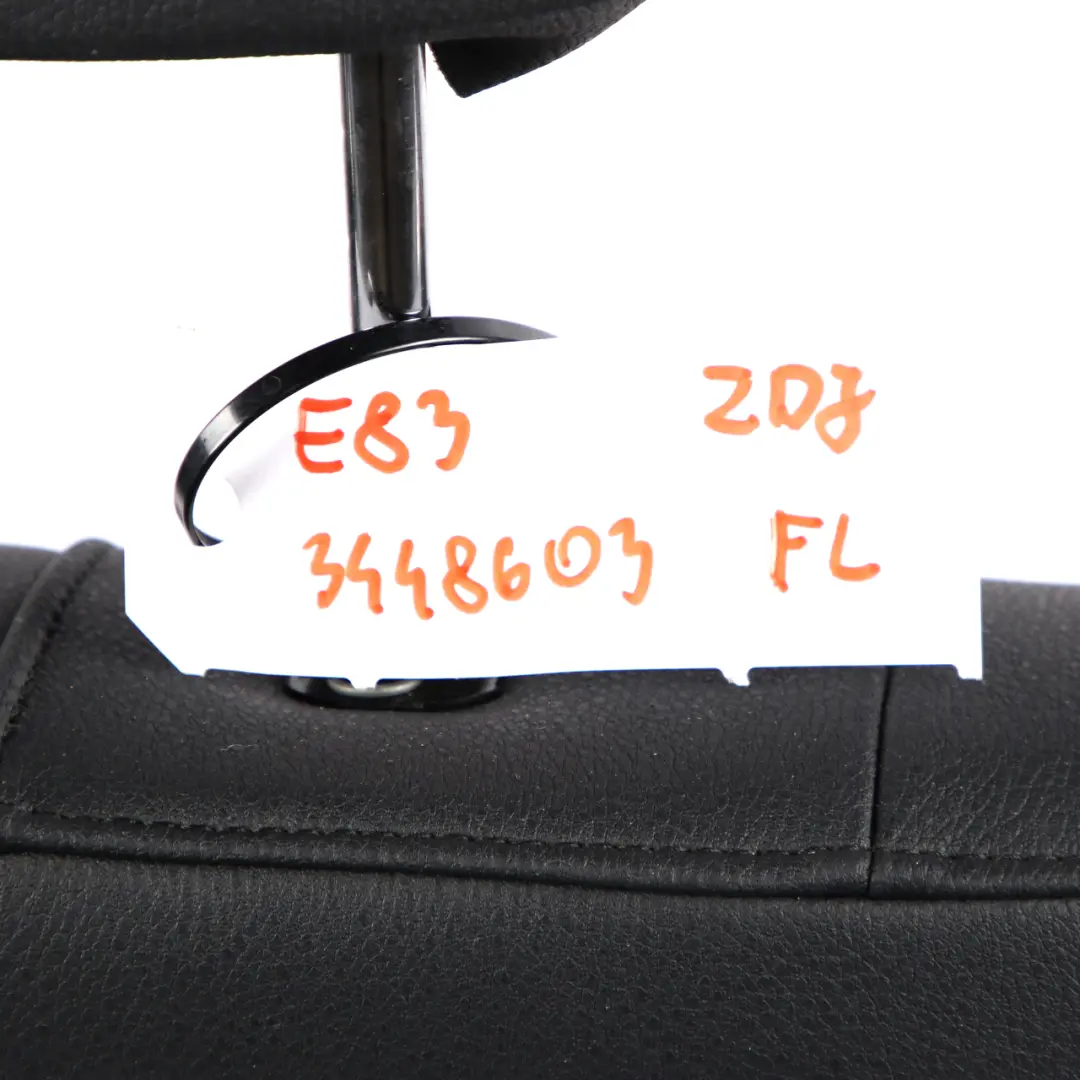 BMW X3 er E83 LCI E83N Sitz Vorne Links Kunstleder Sensatec Schwarz - SKU 3421954 - Teilenummer 3421954