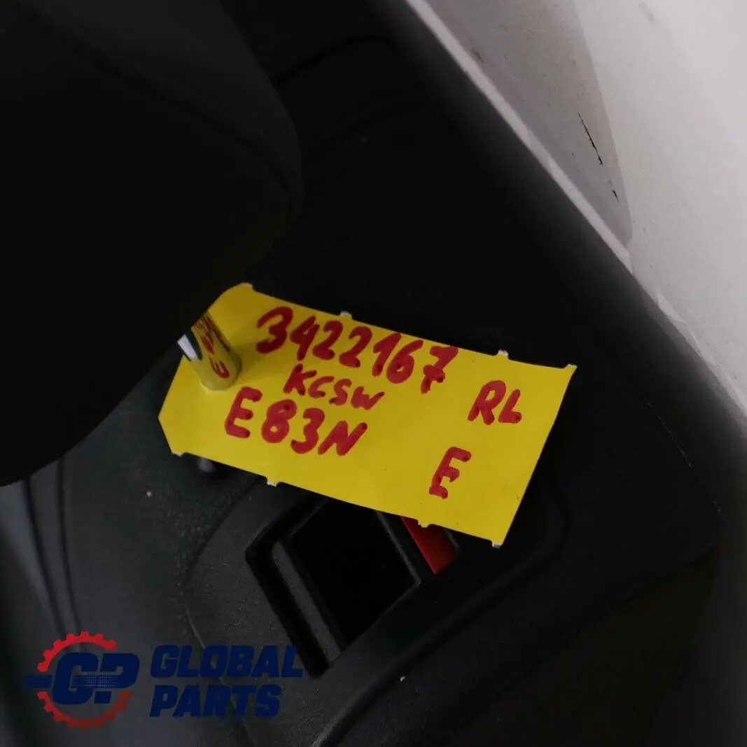BMW X3 Series E83 LCI Black Interior Rear Left N/S Seat Cover Backrest Sensatec - SKU 3422167 - Part number 3422167