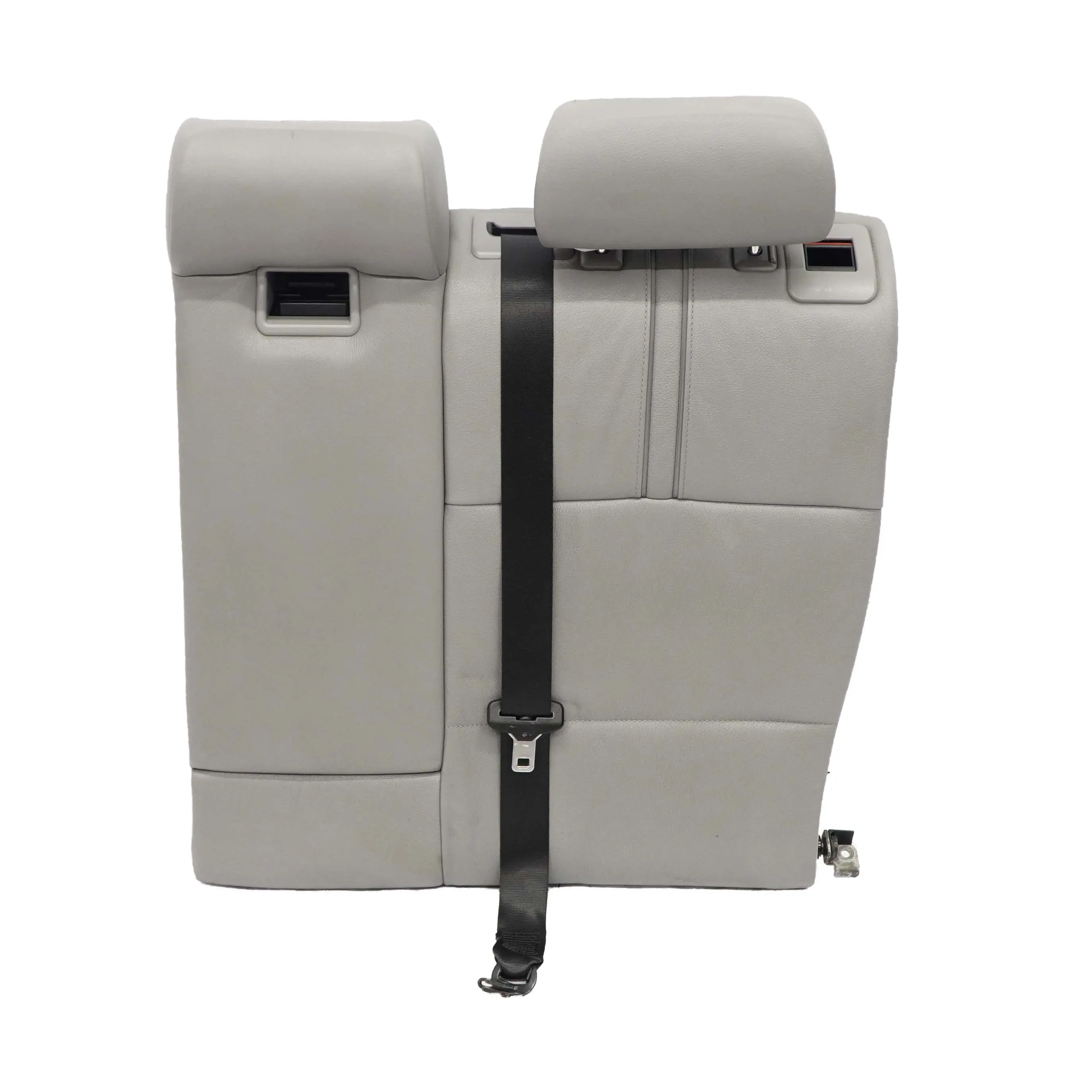 BMW LCI Trasero Izquierdo Interior Asiento Banco Respaldo Funda Cuero Gris