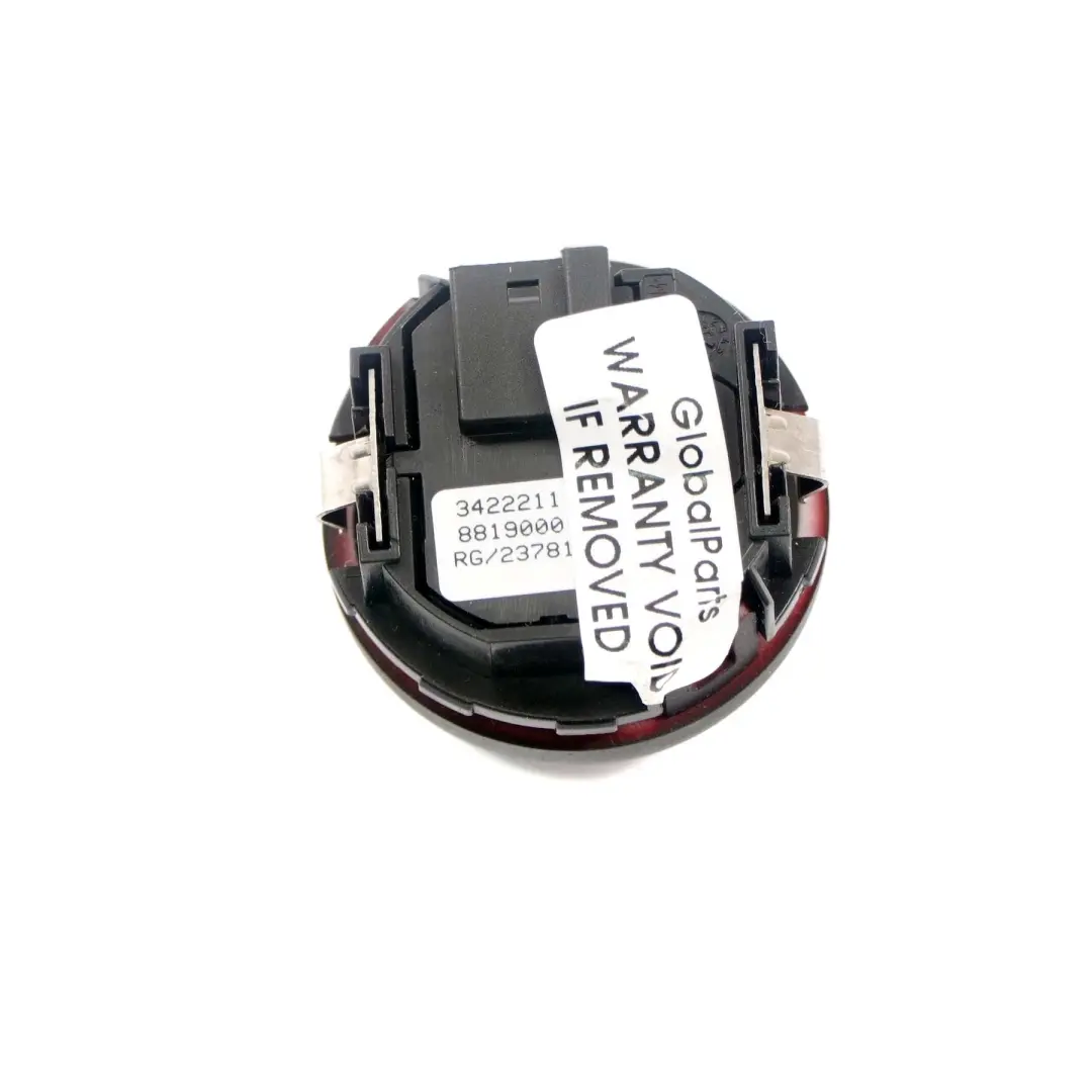 Interruttore Luci Emergenza Pulsante per Mini Cooper One R55 R56 R57 R58 R60 con numero di parte 3422211 Mini Cooper One R55 R56 R57 R58 R60 Interruttore Luci Emergenza Pulsante - SKU 3422211 - Numero di parte 3422211