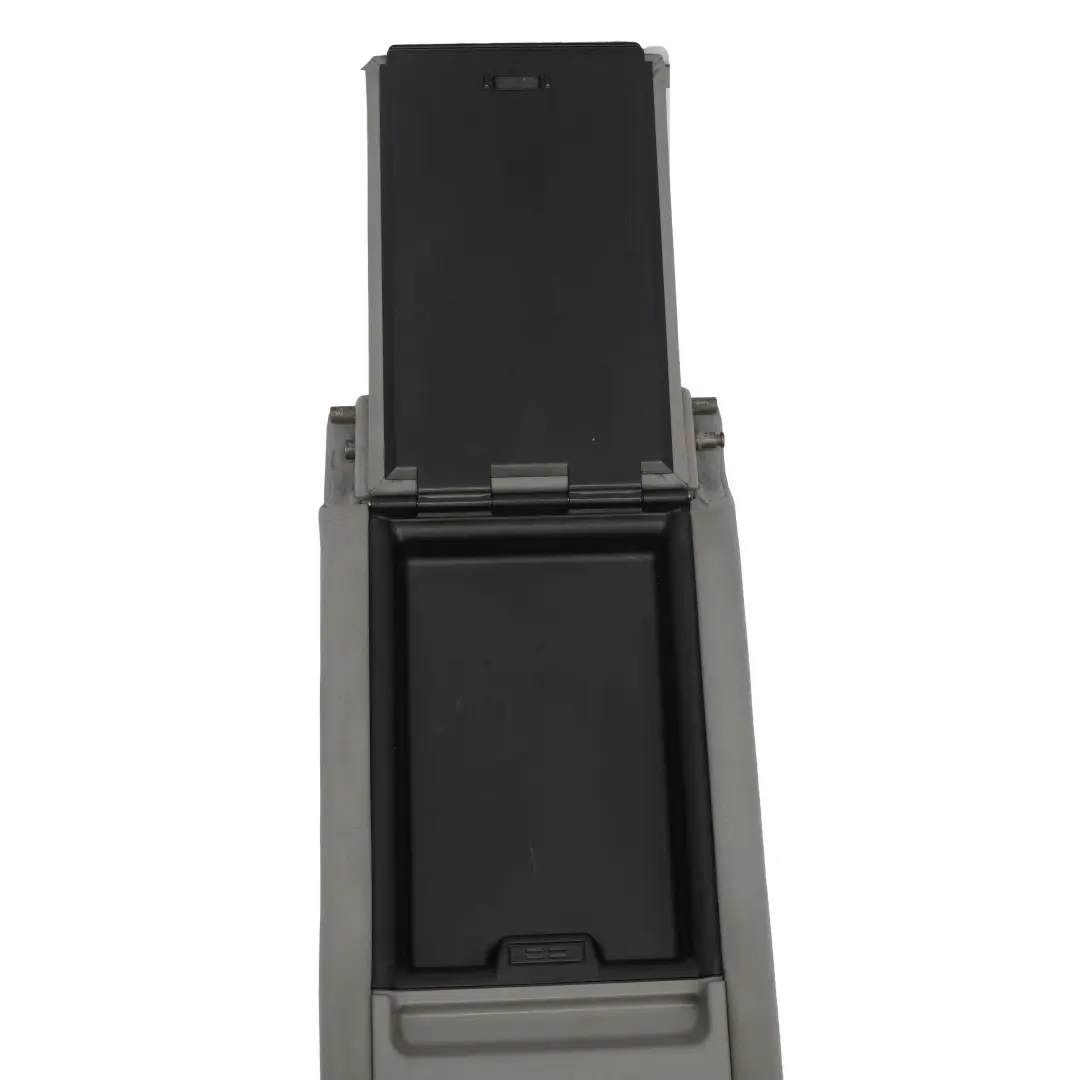  Centre Armrest BMW X3 E83 LCI Rear Seat Cup Holder Pocket Tray Grey Leather - SKU 3422261 - Part number 3422261