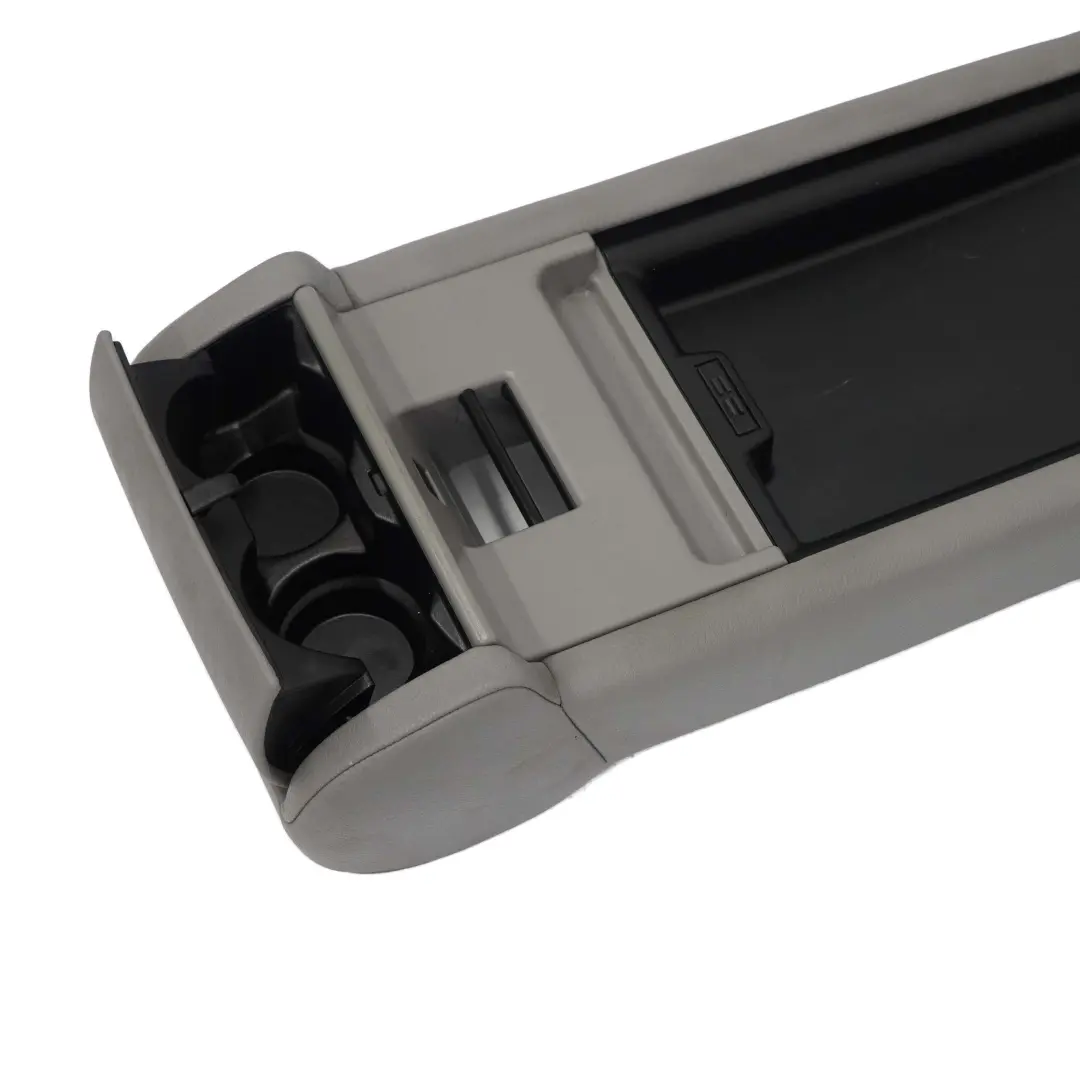  Mittel Arm Lehne BMW X3 E83 LCI Rück Sitz Getränke Halter Ablagefach Grau Leder - SKU 3422261 - Teilenummer 3422261
