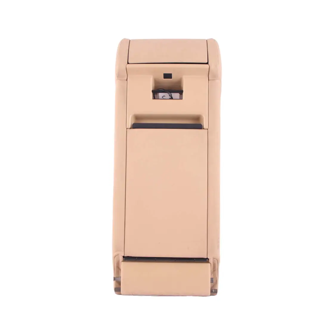  Accoudoir Central BMW X3 E83 LCI Siège Arrière Porte Gobelet Poche Cuir Beige - SKU 3422264 - Numéro de pièce 3422264