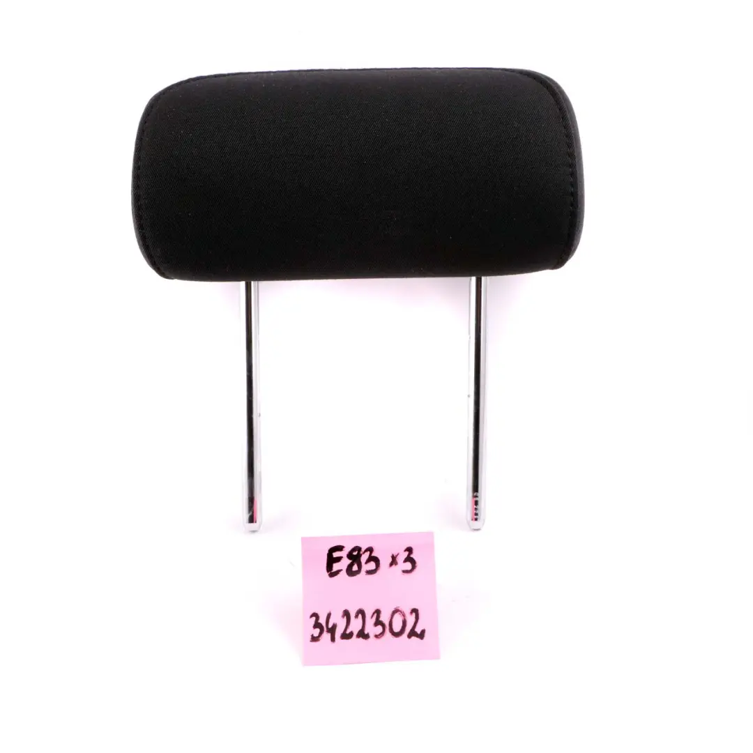 Left Right N/O/S Headrest Cloth Twill Anthracite to BMW X3 E83 LCI Rear Seat with Part number 3422302 BMW X3 E83 LCI Rear Seat Left Right N/O/S Headrest Cloth Twill Anthracite - SKU 3422302 - Part number 3422302