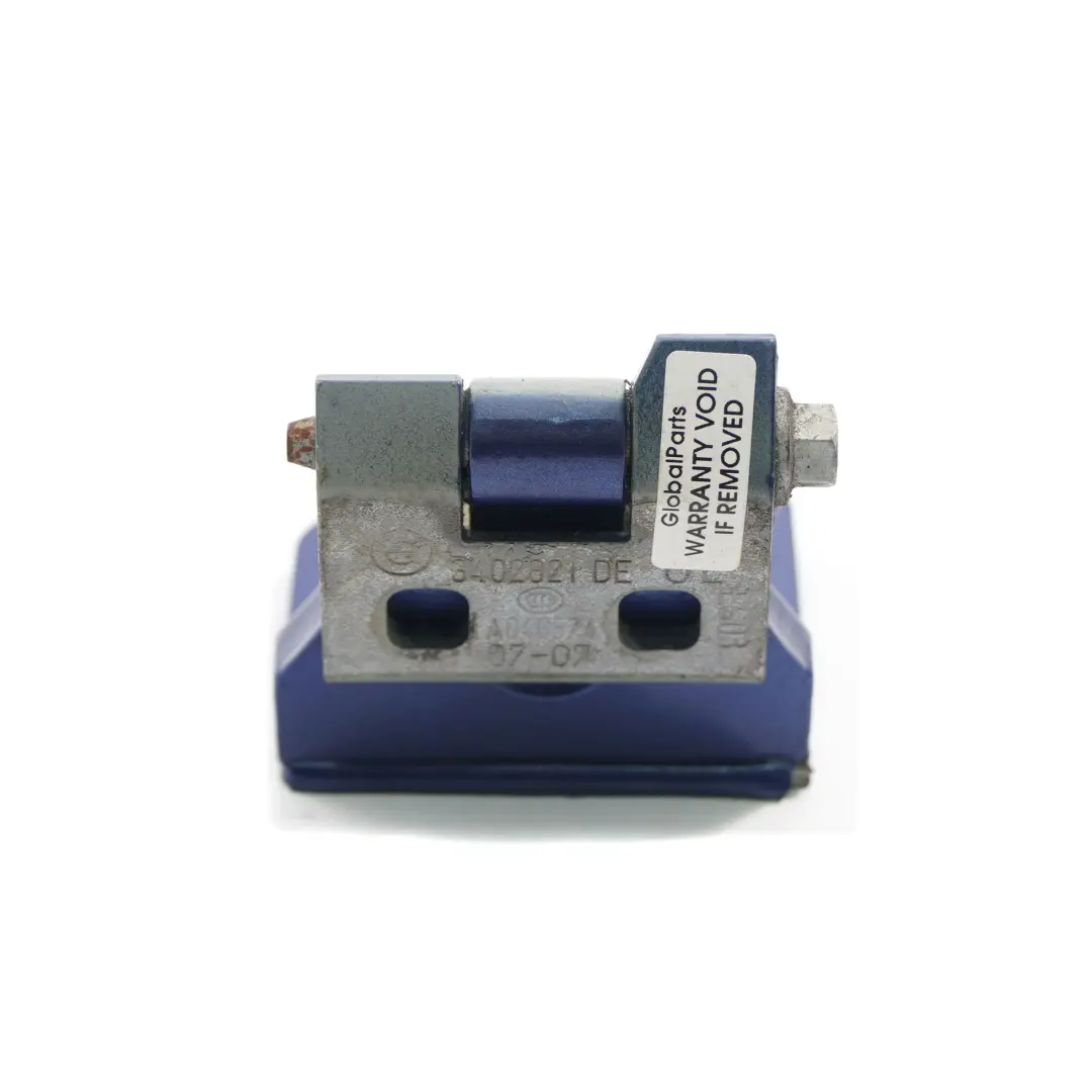 Door Hinge Front Rear Left N/S Bottom Montegoblau Blue A51 to BMW X3 E83 with Part number 3402821 BMW X3 E83 Door Hinge Front Rear Left N/S Bottom Montegoblau Blue A51 - SKU 3422371-MTB - Part number 3402821
