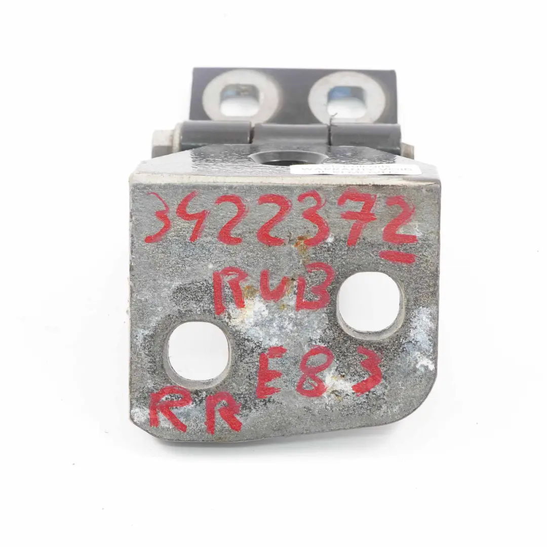 BMW X3 E83 Cerniera anteriore destra inferiore Rubinschwarz Rubino Nero - SKU 3422372-RUB - Numero di parte 3402822