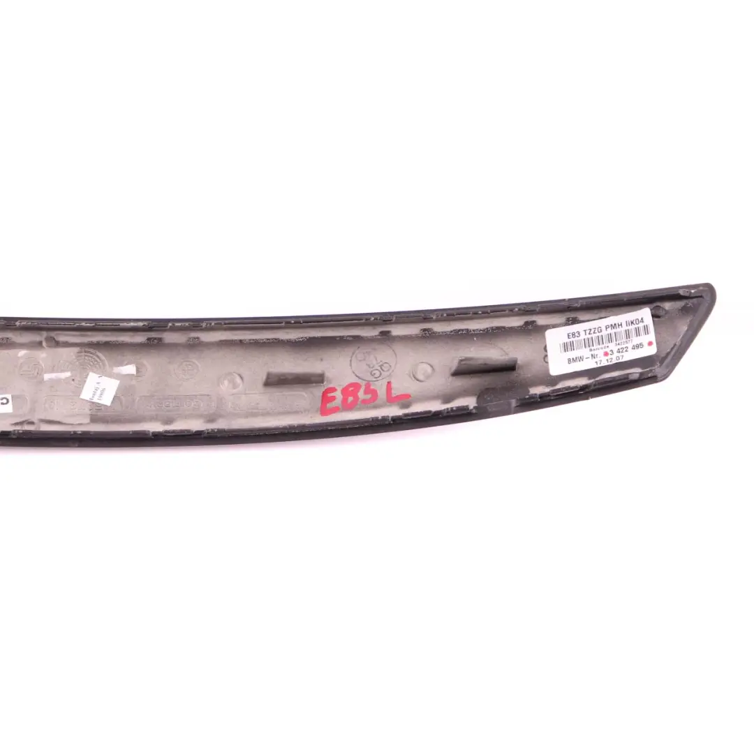 BMW X3 E83 Garniture bande Poignée porte intérieure Gauche Grain bois peuplier - SKU 3422495 - Numéro de pièce 3422495