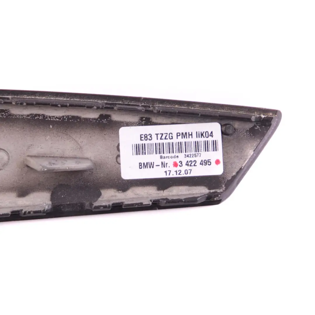 BMW X3 E83 Garniture bande Poignée porte intérieure Gauche Grain bois peuplier - SKU 3422495 - Numéro de pièce 3422495