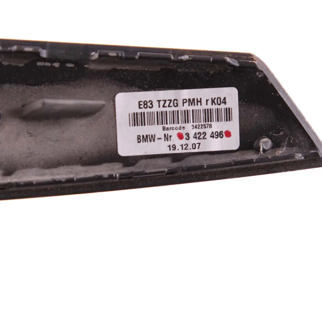 BMW X3 E83 Garniture bande Poignée de porte intérieure Droit Grain bois peuplier - SKU 3422496 - Numéro de pièce 3422496