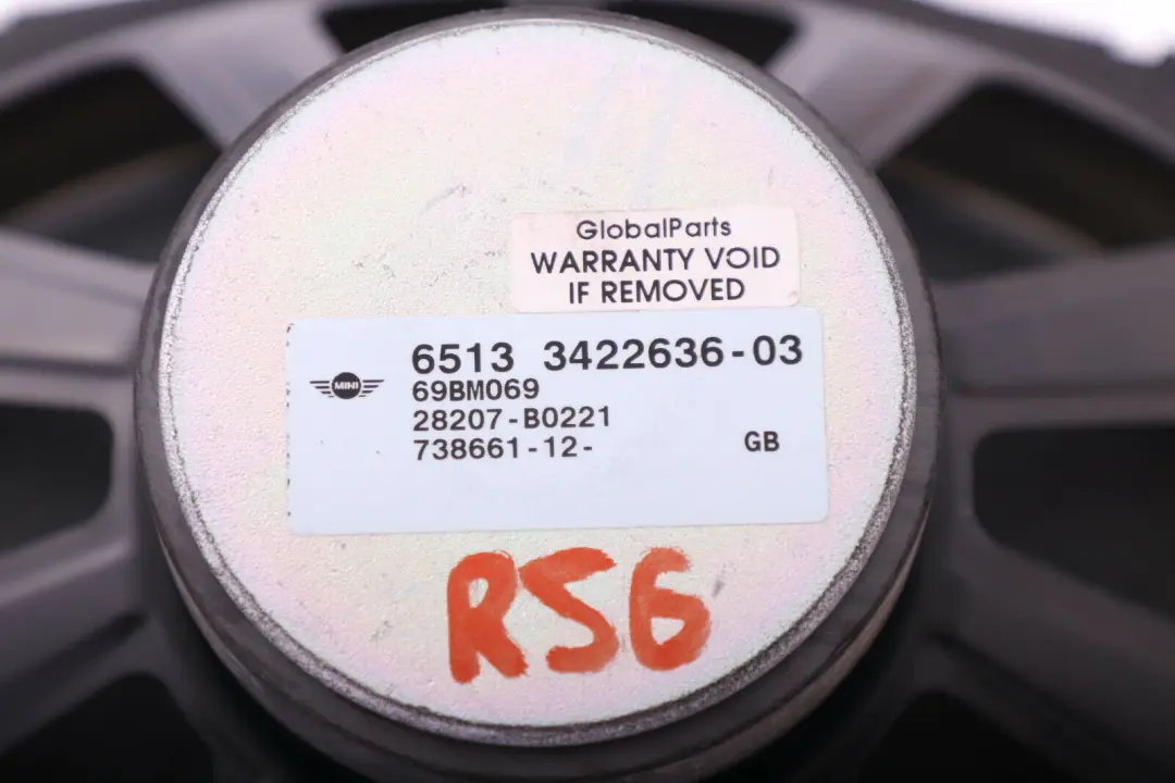 Głośnik niskotonowy Hi-Fi do MINI R55 R56 o numerze 3422636 MINI R55 R56 Głośnik niskotonowy Hi-Fi - SKU 3422636 - Numer Części 3422636