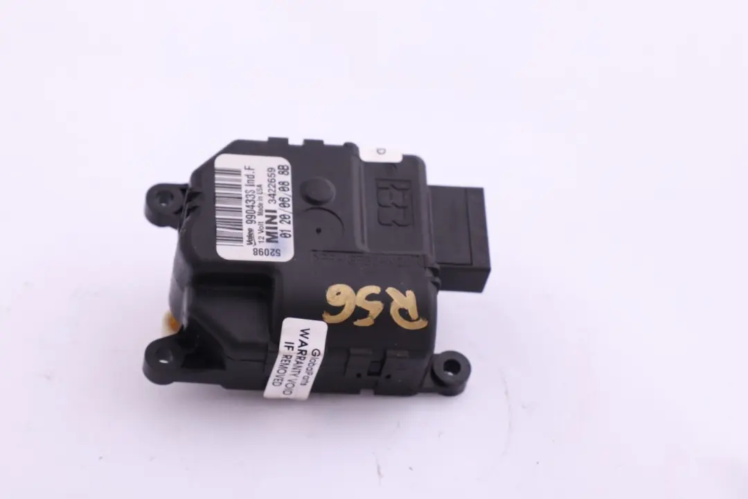 Actuateur Frais Clapet de Ventilation Climatisation pour Mini Cooper R55 R56 à propos du numéro de pièce 3422659 Mini Cooper R55 R56 Actuateur Frais Clapet de Ventilation Climatisation - SKU 3422659 - Numéro de pièce 3422659