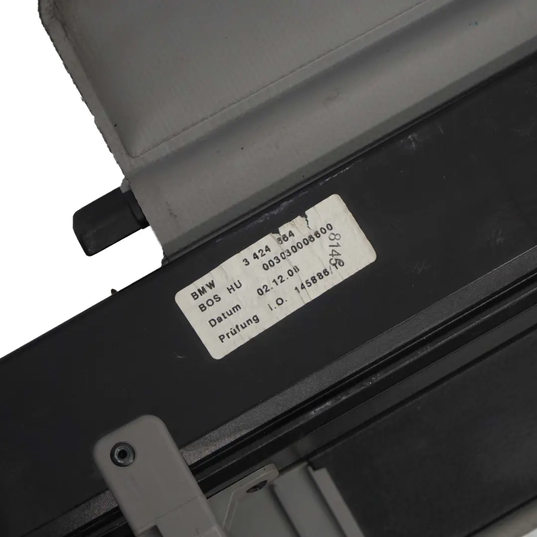Parcel Shelf Roller Blind Rear Trunk Load Space Cover Grey to BMW X3 E83 with Part number 3424664 BMW X3 E83 Parcel Shelf Roller Blind Rear Trunk Load Space Cover Grey - SKU 3424664-2 - Part number 3424664
