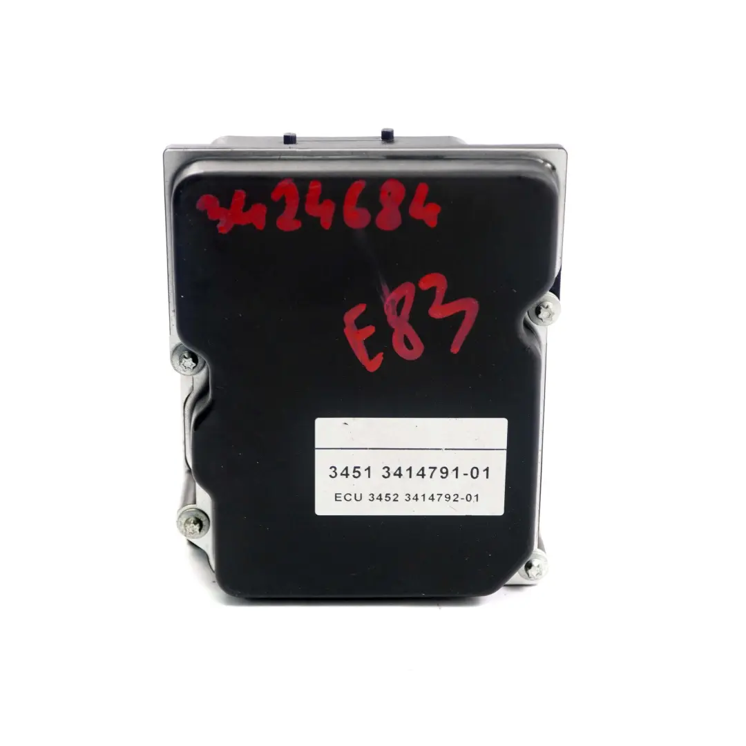 BMW E83 ABS DXC DSC Unidad De Frenado Hidraulico Bomba 3414791 3414792 - SKU 3424684 - Número de pieza 3424684