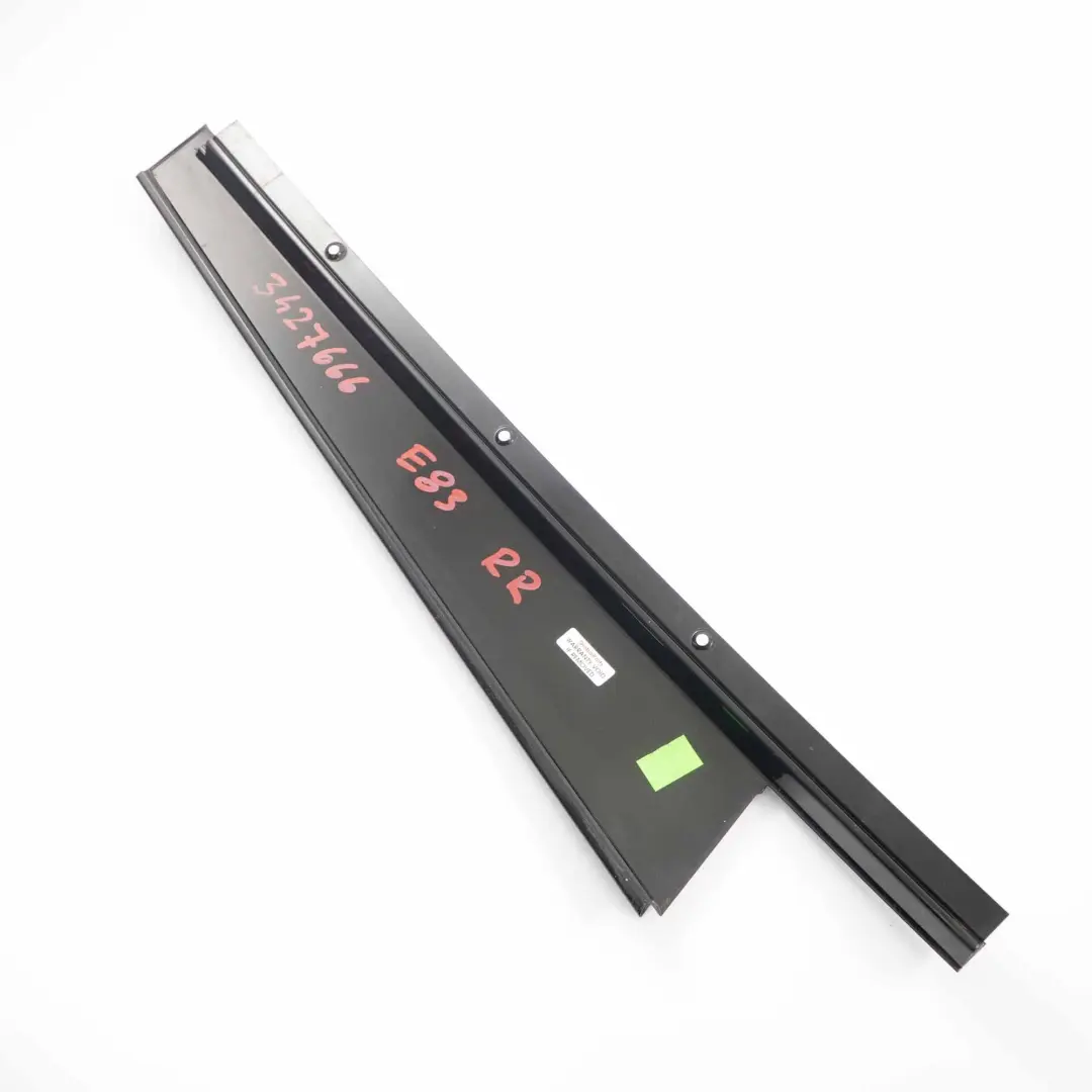 BMW X3 Series E83 Rear Right O/S Window Frame Finisher Trim High Gloss Black - SKU 3427666 - Part number 3427666