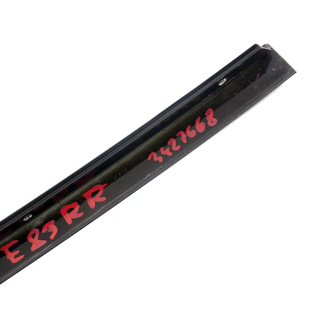 BMW X3 Series E83 Rear Right O/S Column C Pillar Trim Cover High Gloss Black - SKU 3427668 - Part number 3427668
