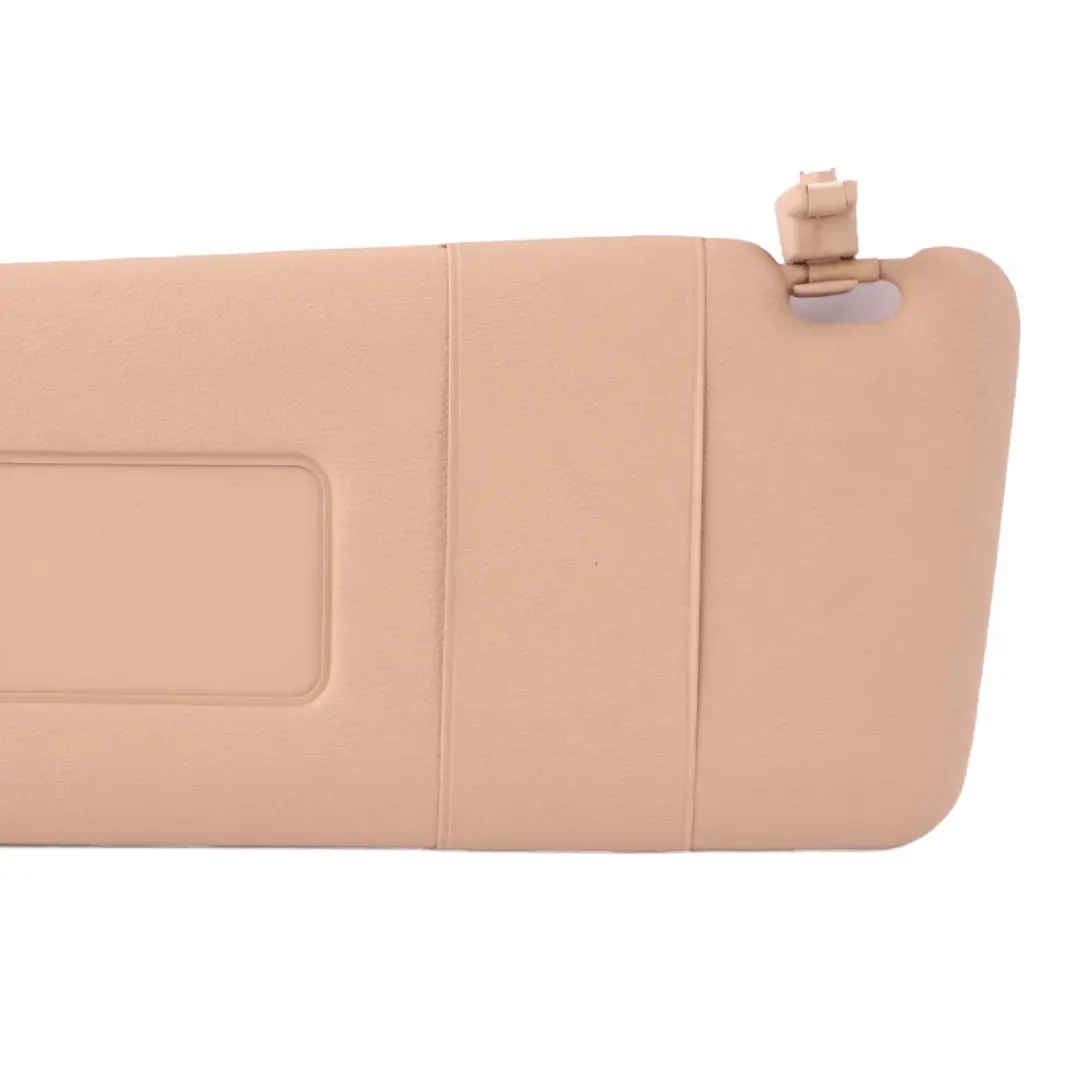 BMW X3 E83 LCI Sun Visor Mirror Illuminated Left N/S Cover Sand Beige - SKU 3428219 - Part number 3428219
