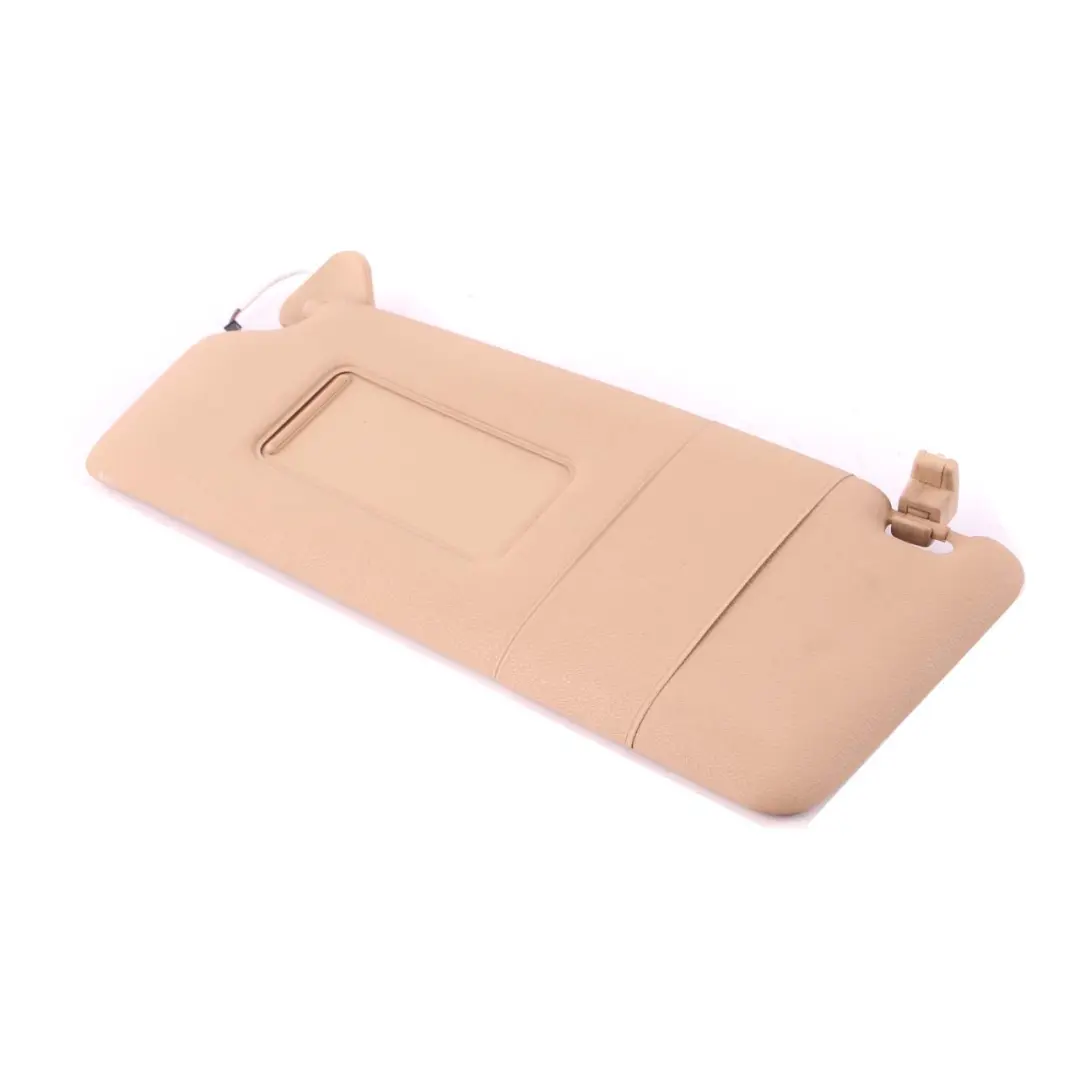 BMW X3 E83 LCI Sun Visor Mirror Illuminated Left N/S Cover Sand Beige - SKU 3428219 - Part number 3428219