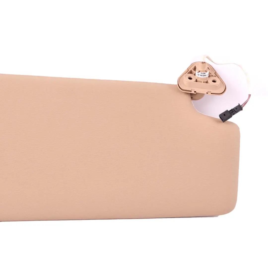 BMW X3 E83 LCI Sun Visor Mirror Illuminated Left N/S Cover Sand Beige - SKU 3428219 - Part number 3428219