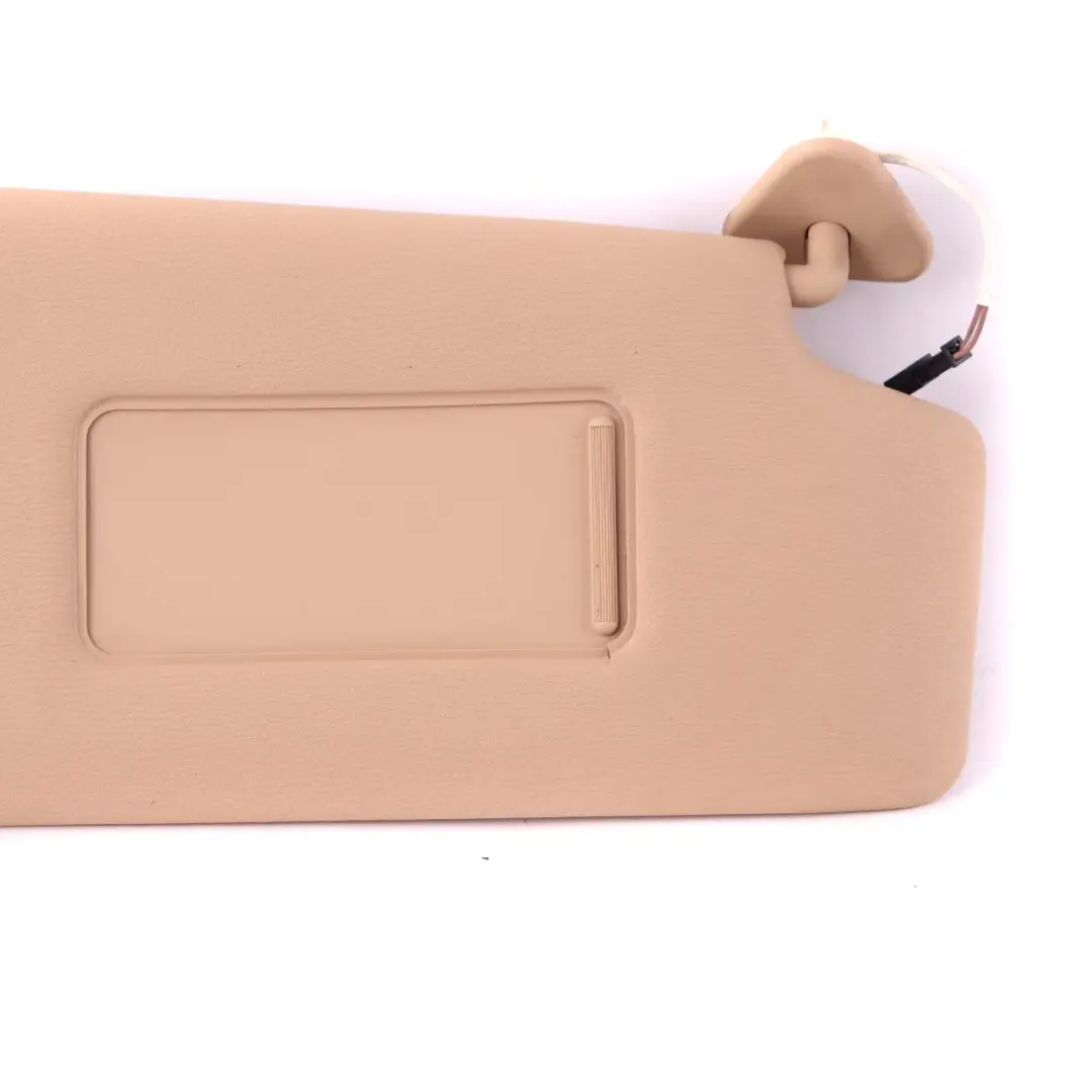 BMW X3 E83 LCI Sun Visor Mirror Illuminated Right O/S Cover Sand Beige - SKU 3428220 - Part number 3428220