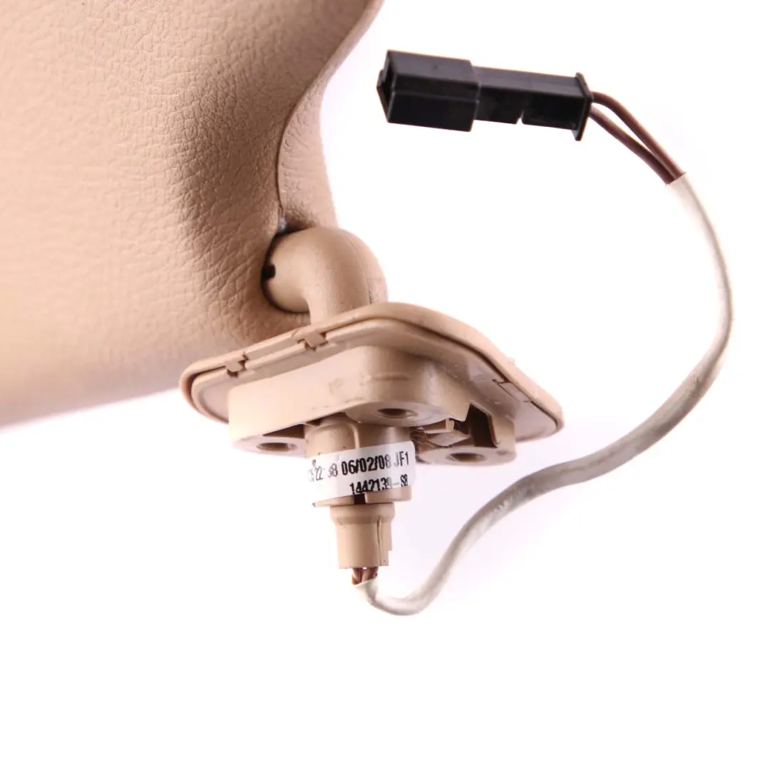 BMW X3 E83 LCI Sun Visor Mirror Illuminated Right O/S Cover Sand Beige - SKU 3428220 - Part number 3428220