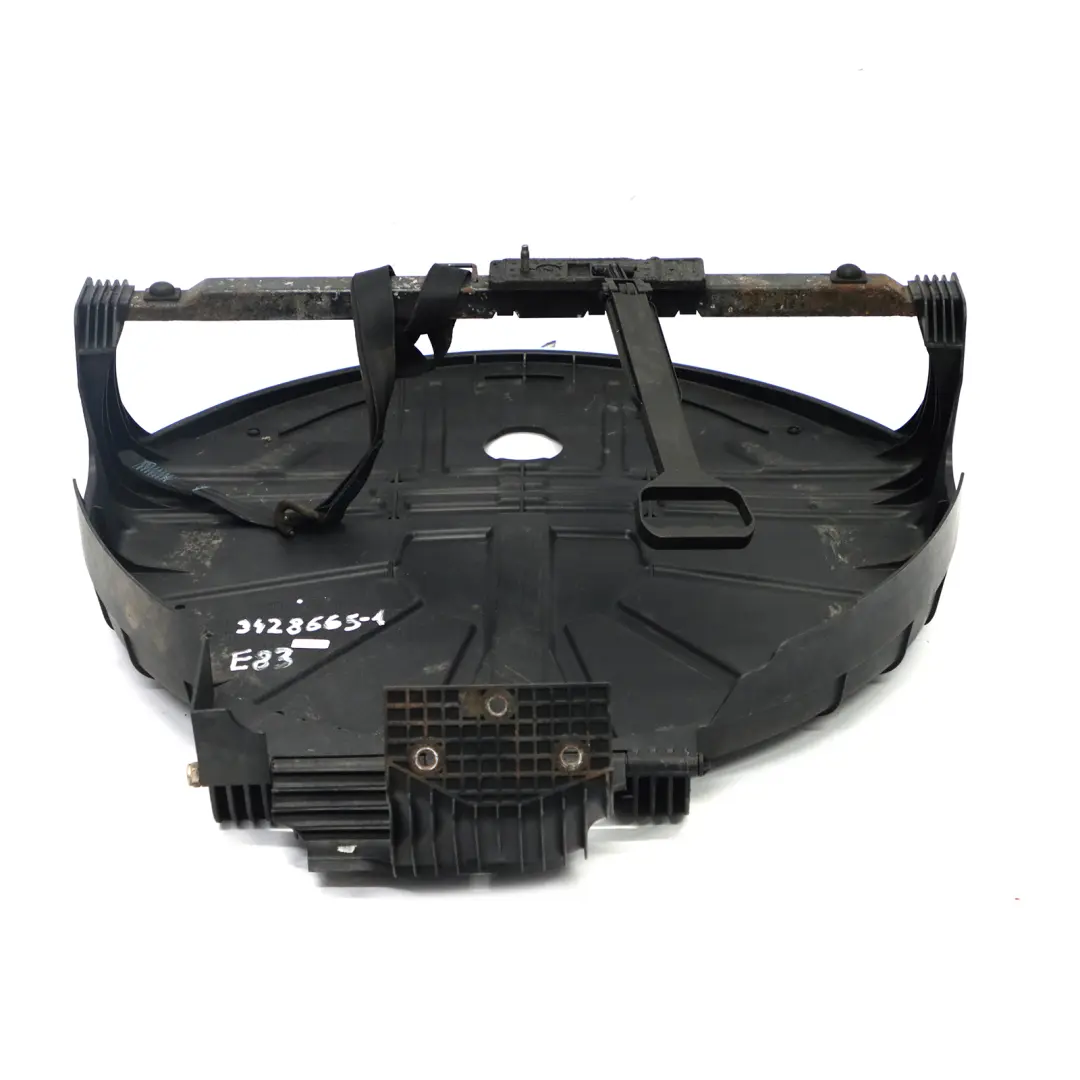 BMW X3 E83 Space Saver Spare Tyre Cup Mount Bracket Carrier 7053277 - SKU 3428665-1 - Part number 3428665