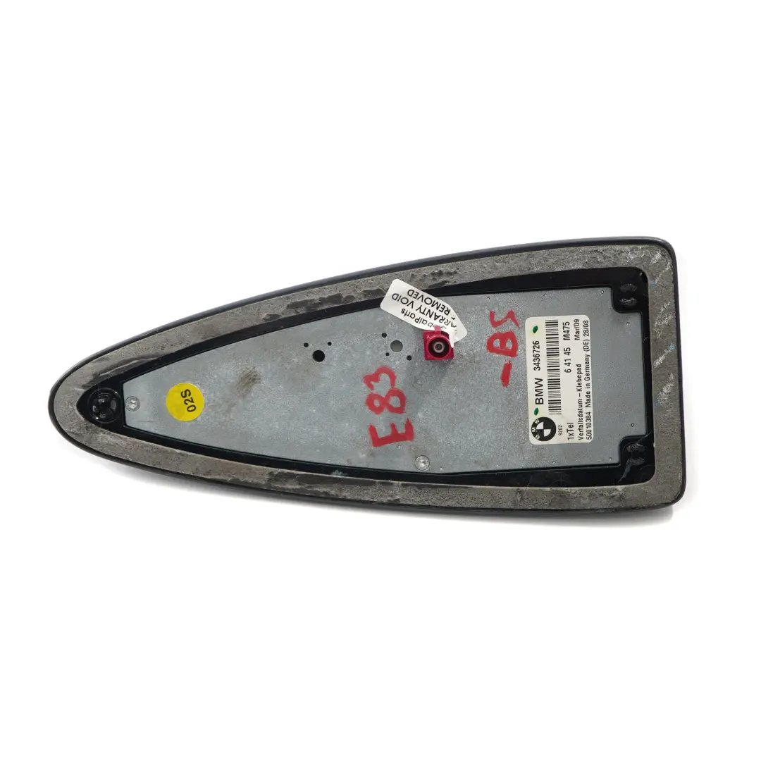 BMW X3 E83 LCI Extérieur Bluetooth Antenne de Toit Black Sapphire Noir - SKU 3436726-BS - Numéro de pièce 3436726