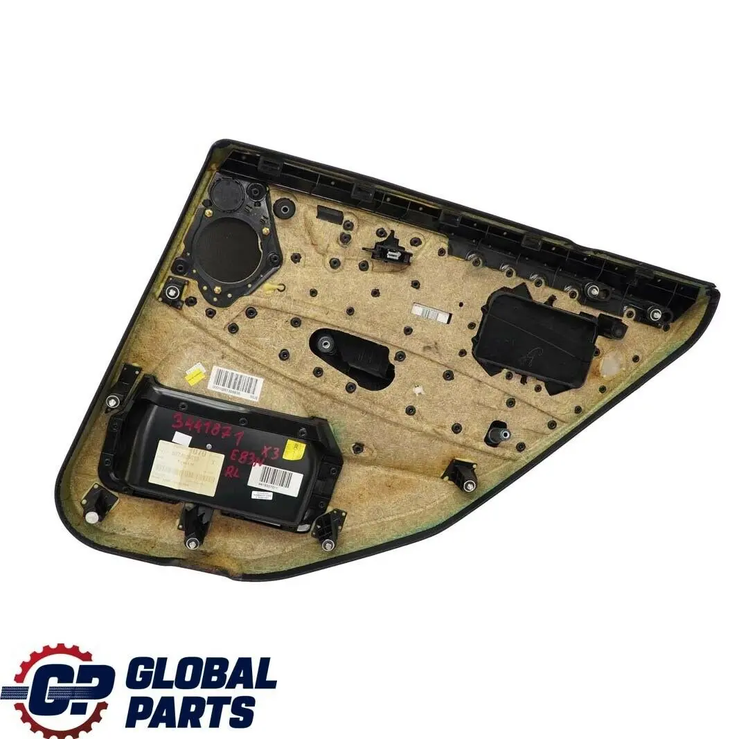  *BMW X3 Reihe E83 LCI Türverkleidung Stoff Hinten Links Twill Anthrazit - SKU 3441871 - Teilenummer 3441871