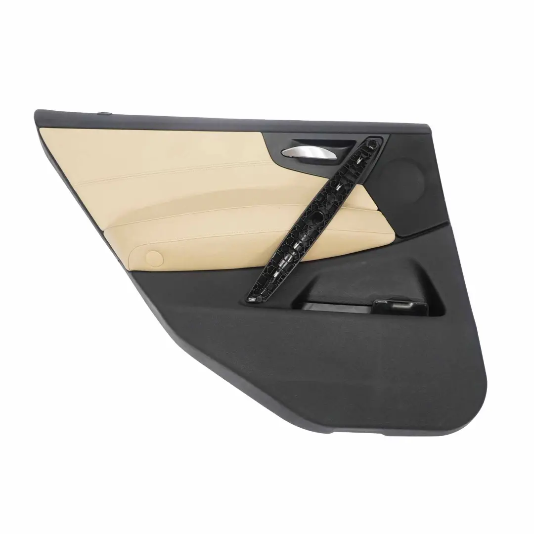 Tarjeta de Puerta Izquierda Embellecedor Tapa Cuero Negro Beige para BMW X3 E83 LCI con número de pieza 3442073 BMW X3 E83 LCI Tarjeta de Puerta Izquierda Embellecedor Tapa Cuero Negro Beige - SKU 3442073-1 - Número de pieza 3442073
