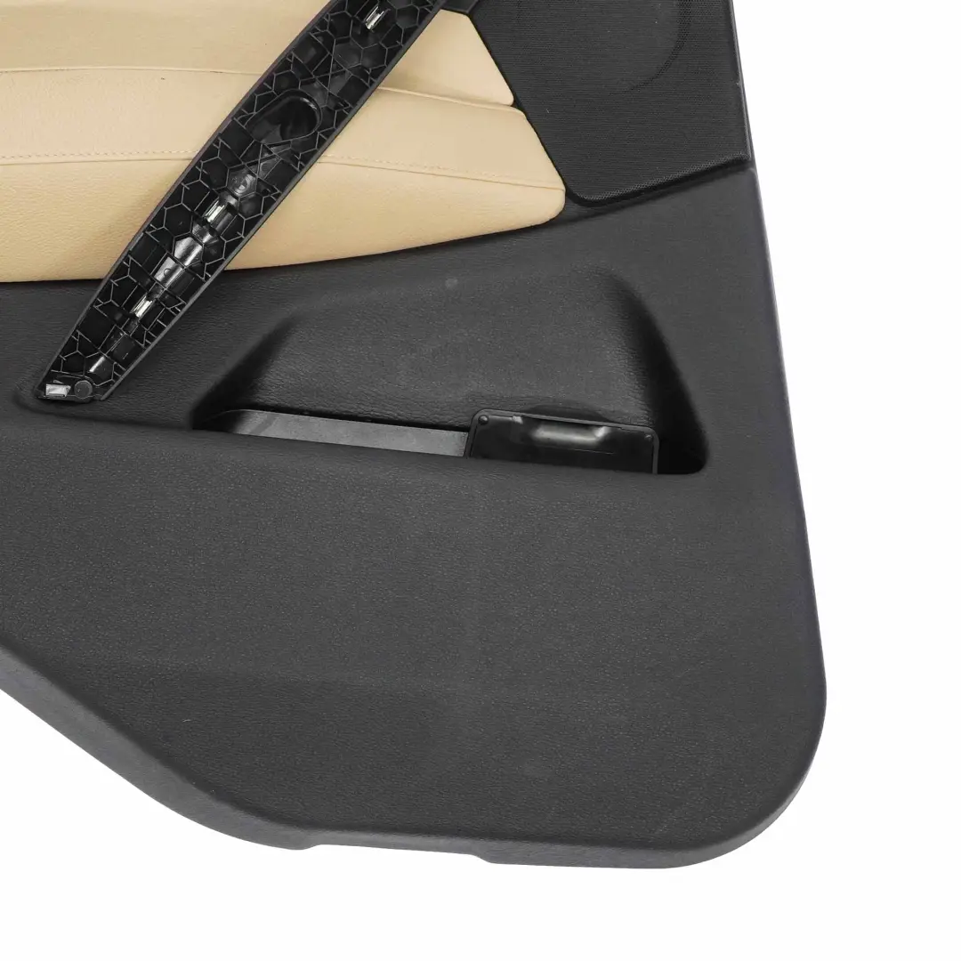 Pannello Porta Posteriore Sinistra Pelle Nera Beige per BMW X3 E83 LCI con numero di parte 3442073 BMW X3 E83 LCI Pannello Porta Posteriore Sinistra Pelle Nera Beige - SKU 3442073-1 - Numero di parte 3442073