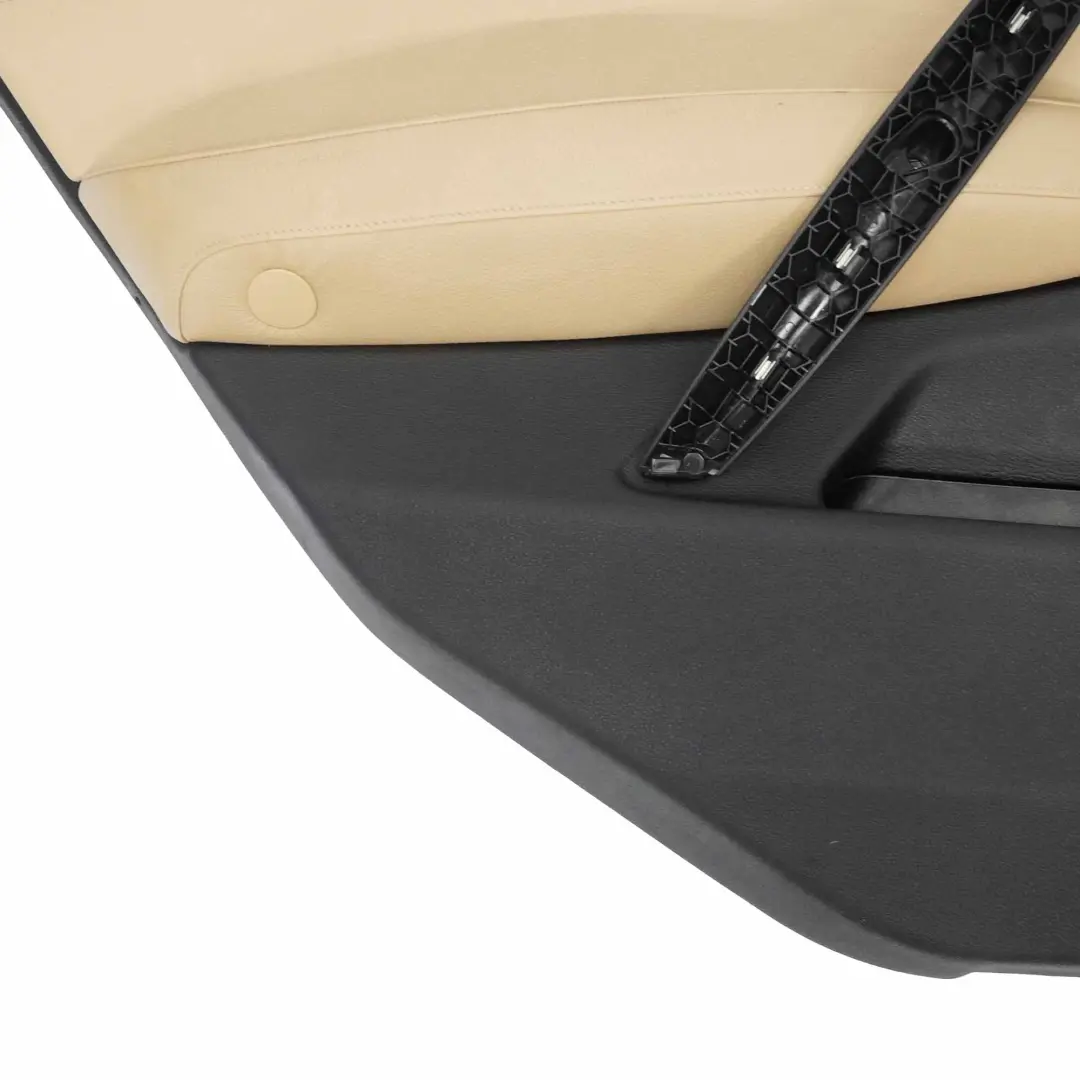 Tarjeta de Puerta Izquierda Embellecedor Tapa Cuero Negro Beige para BMW X3 E83 LCI con número de pieza 3442073 BMW X3 E83 LCI Tarjeta de Puerta Izquierda Embellecedor Tapa Cuero Negro Beige - SKU 3442073-1 - Número de pieza 3442073