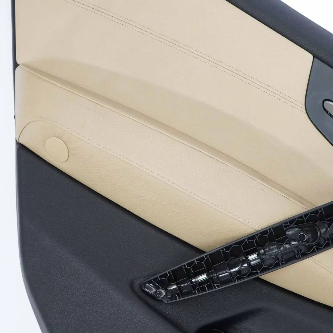 Tarjeta de Puerta Izquierda Embellecedor Tapa Cuero Negro Beige para BMW X3 E83 LCI con número de pieza 3442073 BMW X3 E83 LCI Tarjeta de Puerta Izquierda Embellecedor Tapa Cuero Negro Beige - SKU 3442073-1 - Número de pieza 3442073