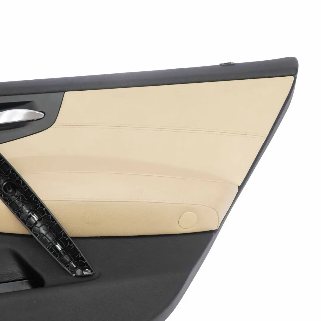  Door Card BMW X3 E83 LCI Rear Right O/S Lining Trim Cover Leather Black Beige - SKU 3442074-2 - Part number 3442074