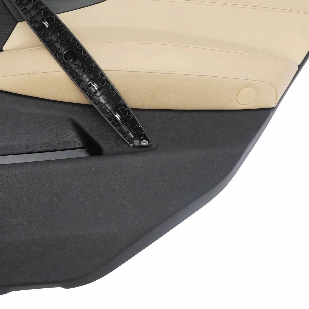 BMW X3 E83 LCI Garniture de Porte Arriere A Droite Cuir Noir Sandbeige - SKU 3442074-2 - Numéro de pièce 3442074