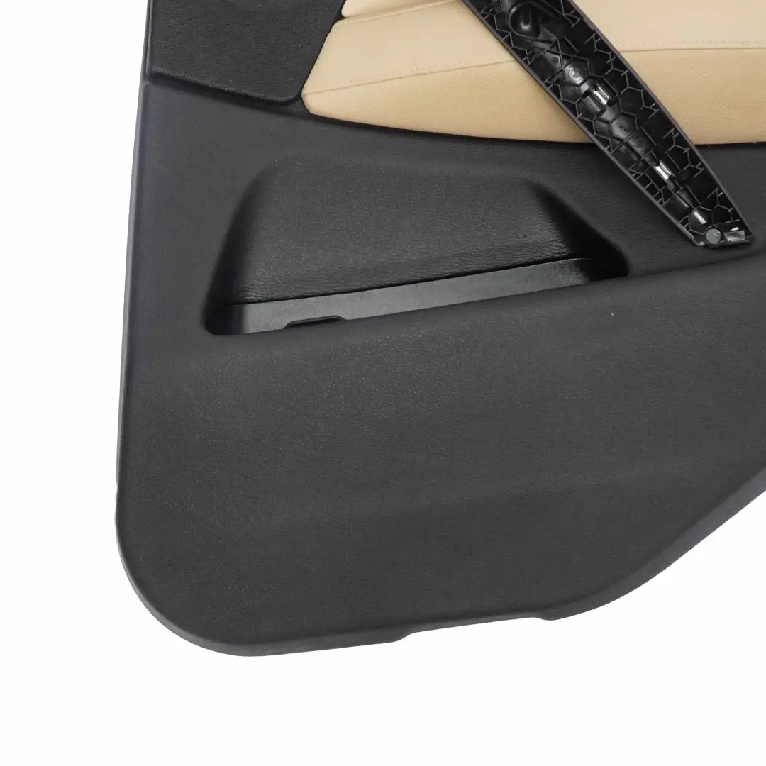 Door Card BMW X3 E83 LCI Rear Right O/S Lining Trim Cover Leather Black Beige to with Part number 3442074 Door Card BMW X3 E83 LCI Rear Right O/S Lining Trim Cover Leather Black Beige - SKU 3442074-2 - Part number 3442074