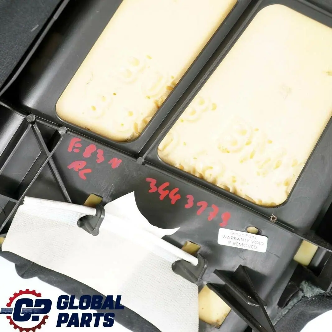 BMW X3 E83 LCI Asiento Trasero Izquierdo Panel Lateral Negro Antracita 3330437 - SKU 3443179 - Número de pieza 3443179