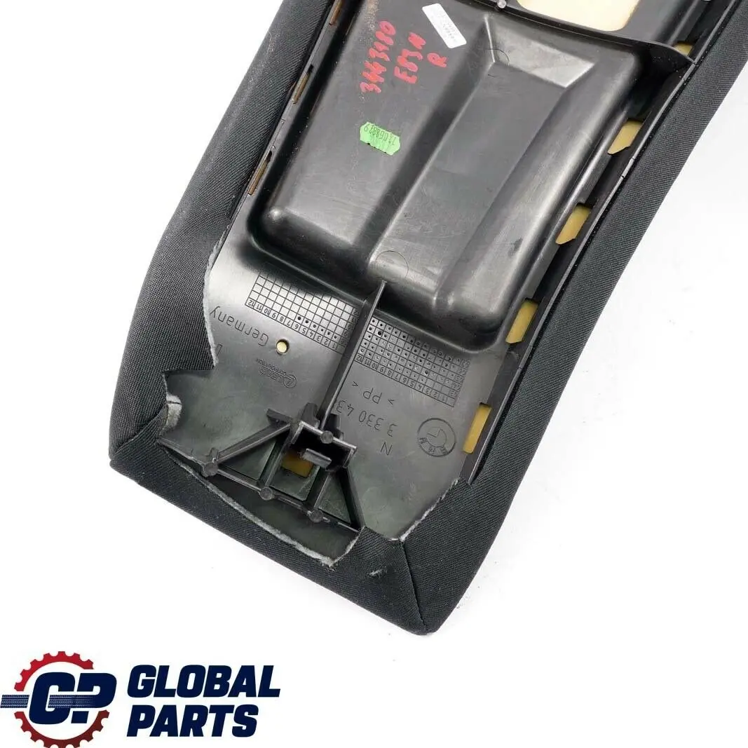 Asiento Trasero Derecho Panel Lateral Negro Antracita 3330438 para BMW E83 LCI con número de pieza 3443180 BMW E83 LCI Asiento Trasero Derecho Panel Lateral Negro Antracita 3330438 - SKU 3443180 - Número de pieza 3443180