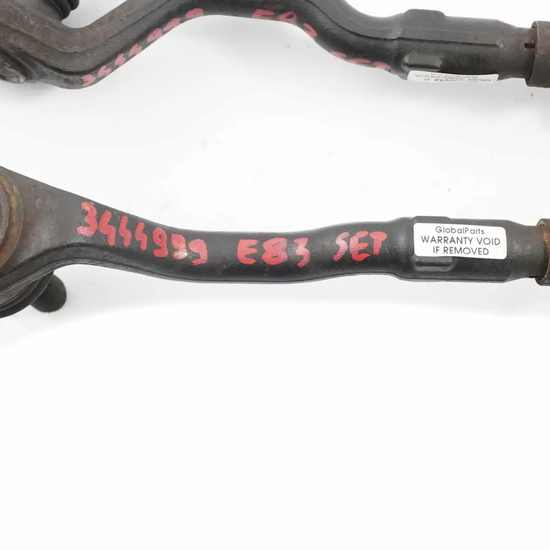 Front Steering Linkage Pair Tie Rod Left Right N/O/S Set 3444999 to BMW X3 E83 with Part number 6777503 BMW X3 E83 Front Steering Linkage Pair Tie Rod Left Right N/O/S Set 3444999 - SKU 3444999-SET - Part number 6777503