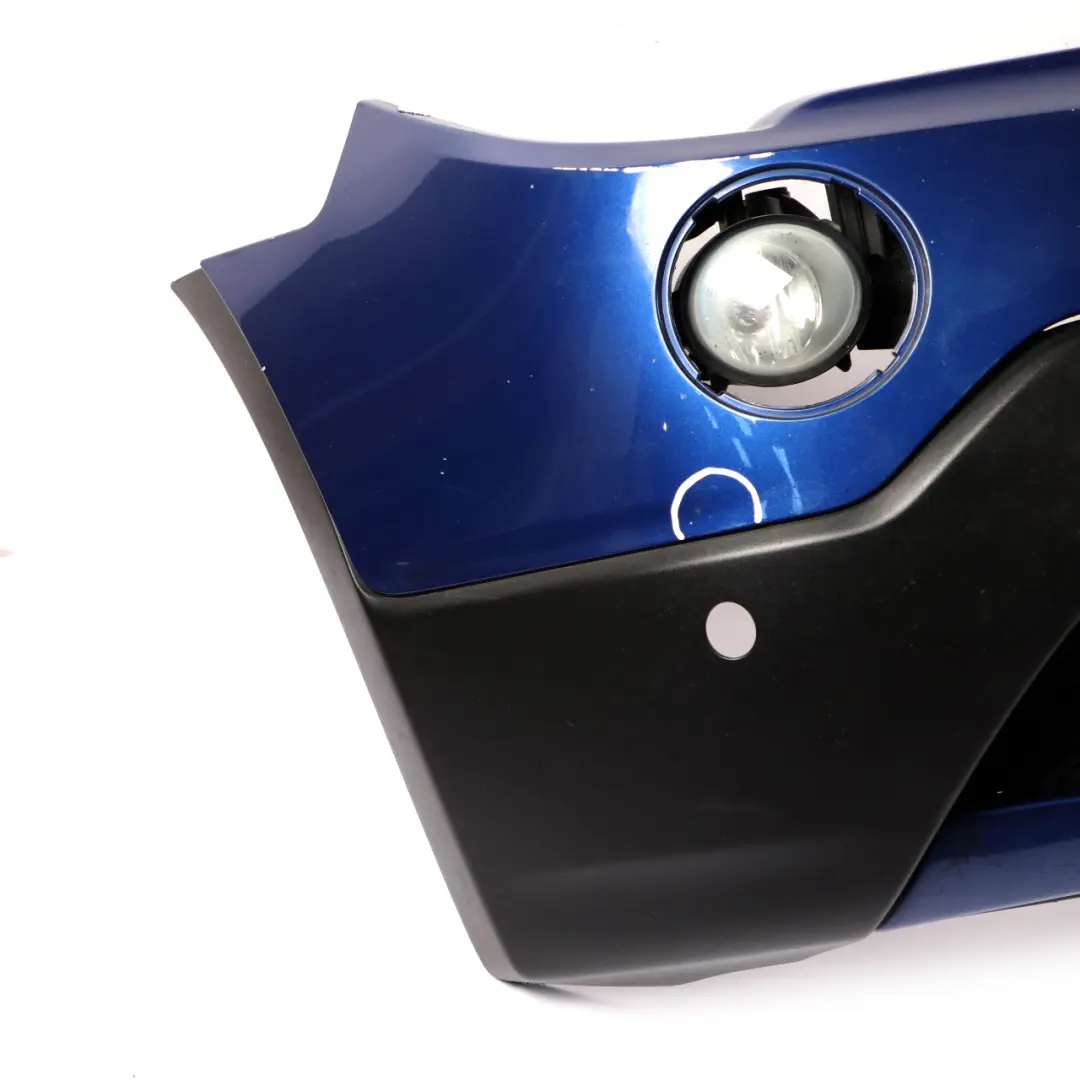 Front Bumper Trim Panel PDC Montegoblau Blue Metallic - A51 to BMW X3 E83 LCI with Part number 3445874 BMW X3 E83 LCI Front Bumper Trim Panel PDC Montegoblau Blue Metallic - A51 - SKU 3445874-MTB - Part number 3445874