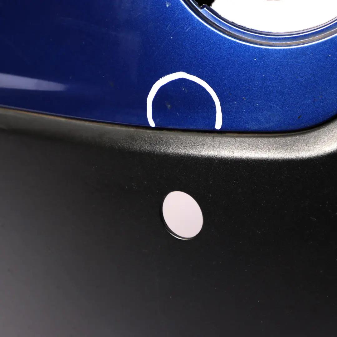 Front Bumper Trim Panel PDC Montegoblau Blue Metallic - A51 to BMW X3 E83 LCI with Part number 3445874 BMW X3 E83 LCI Front Bumper Trim Panel PDC Montegoblau Blue Metallic - A51 - SKU 3445874-MTB - Part number 3445874