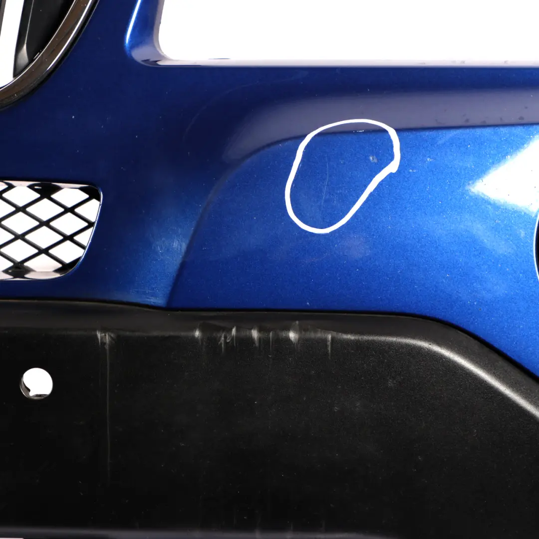BMW X3 E83 LCI Front Bumper Trim Panel PDC Montegoblau Blue Metallic - A51 - SKU 3445874-MTB - Part number 3445874
