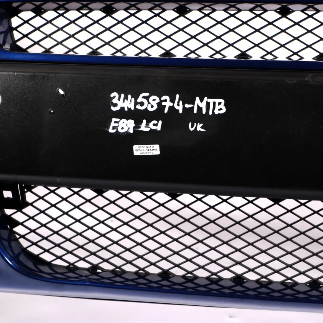 Front Bumper Trim Panel PDC Montegoblau Blue Metallic - A51 to BMW X3 E83 LCI with Part number 3445874 BMW X3 E83 LCI Front Bumper Trim Panel PDC Montegoblau Blue Metallic - A51 - SKU 3445874-MTB - Part number 3445874