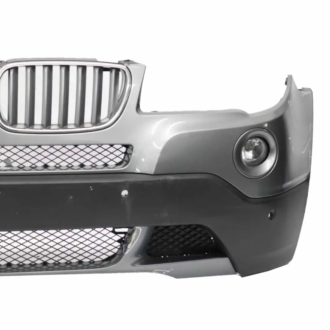 Front Bumper BMW X3 E83 LCI Complete Trim Panel PDC Spacegrau Space Grey - A52 to with Part number 3445874 Front Bumper BMW X3 E83 LCI Complete Trim Panel PDC Spacegrau Space Grey - A52 - SKU 3445874-SCG - Part number 3445874
