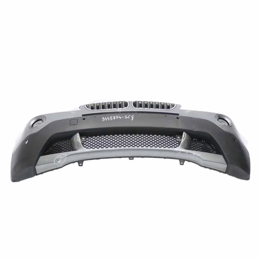 Front Bumper BMW X3 E83 LCI Complete Trim Panel PDC Spacegrau Space Grey - A52 to with Part number 3445874 Front Bumper BMW X3 E83 LCI Complete Trim Panel PDC Spacegrau Space Grey - A52 - SKU 3445874-SCG - Part number 3445874
