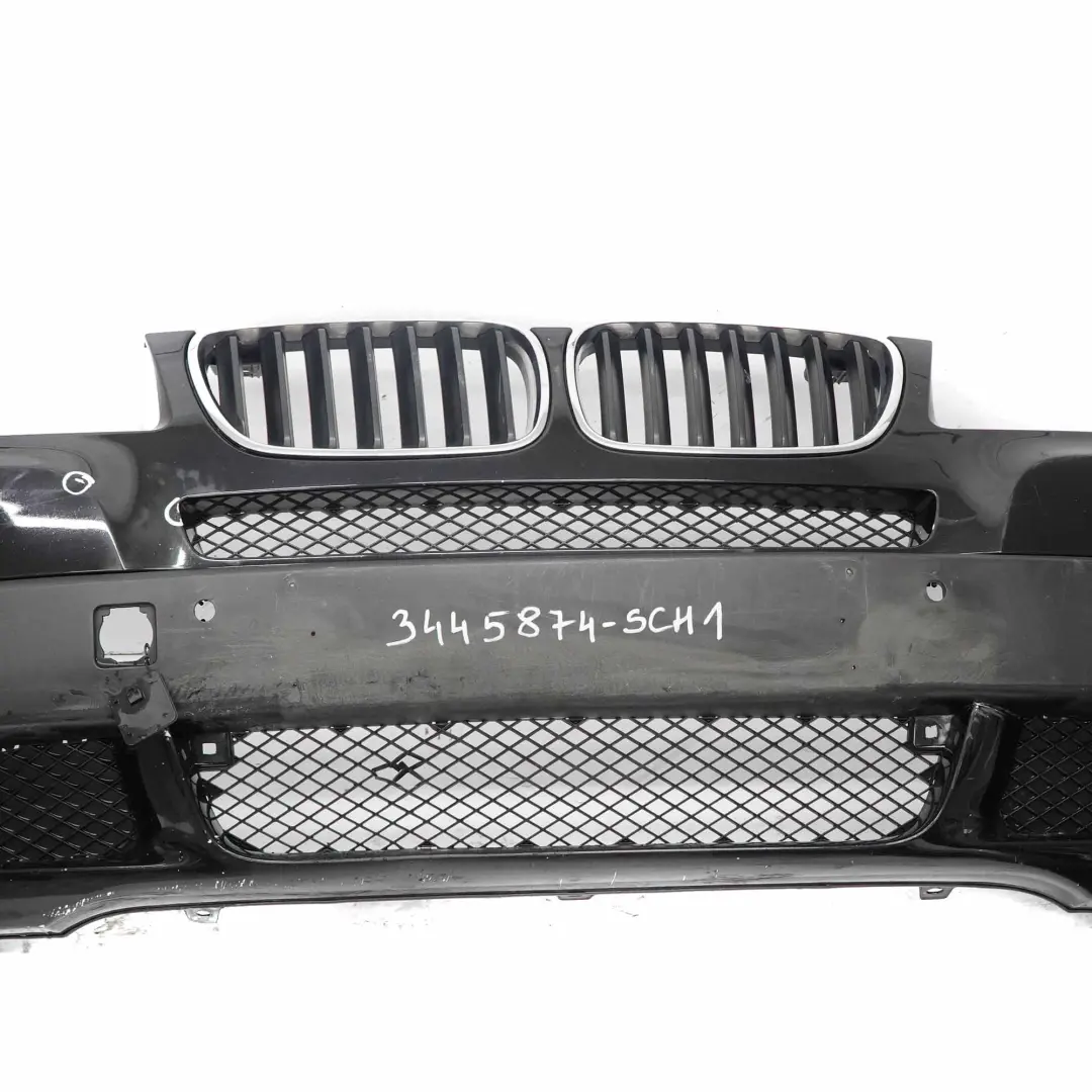 Front Bumper Panel BMW X3 E83 LCI Complete PDC Schwarz 2 Black - 668 to with Part number 3445874 Front Bumper Panel BMW X3 E83 LCI Complete PDC Schwarz 2 Black - 668 - SKU 3445874-SCH1 - Part number 3445874