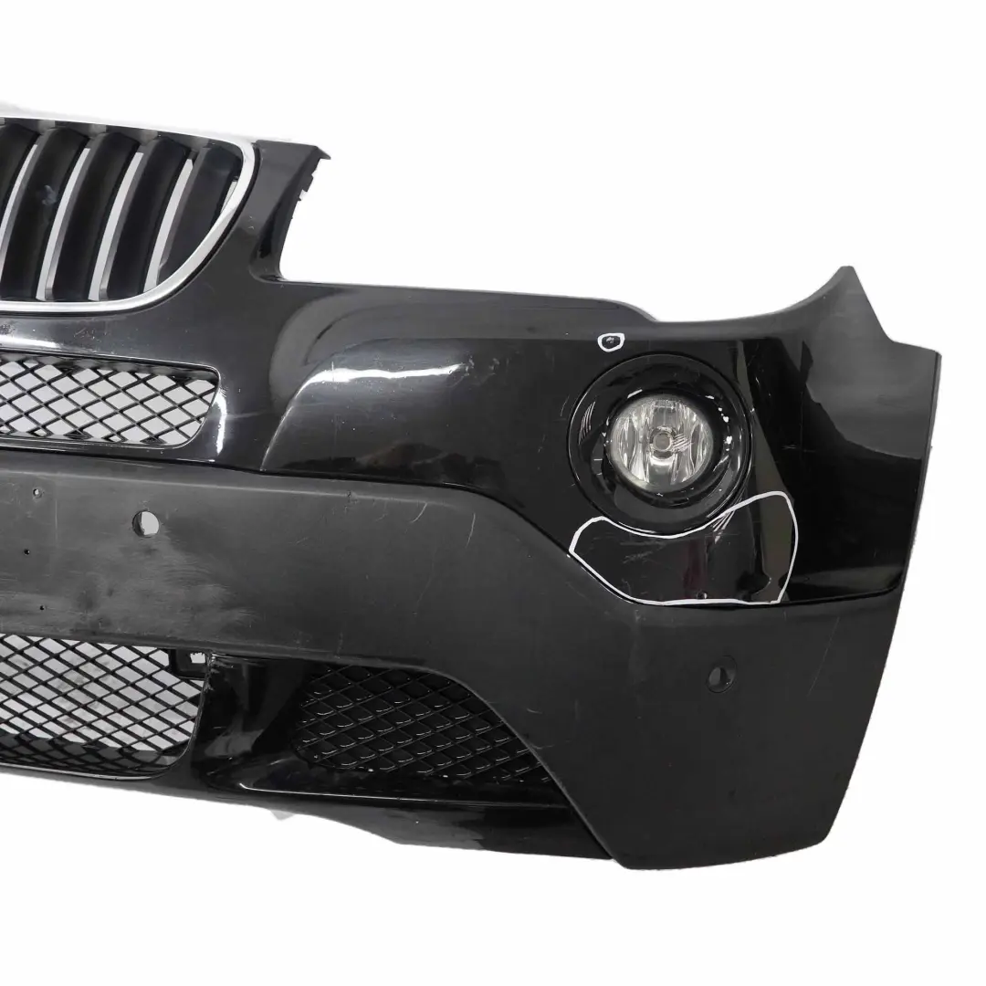  Front Bumper Panel BMW X3 E83 LCI Complete PDC Schwarz 2 Black - 668 - SKU 3445874-SCH1 - Part number 3445874